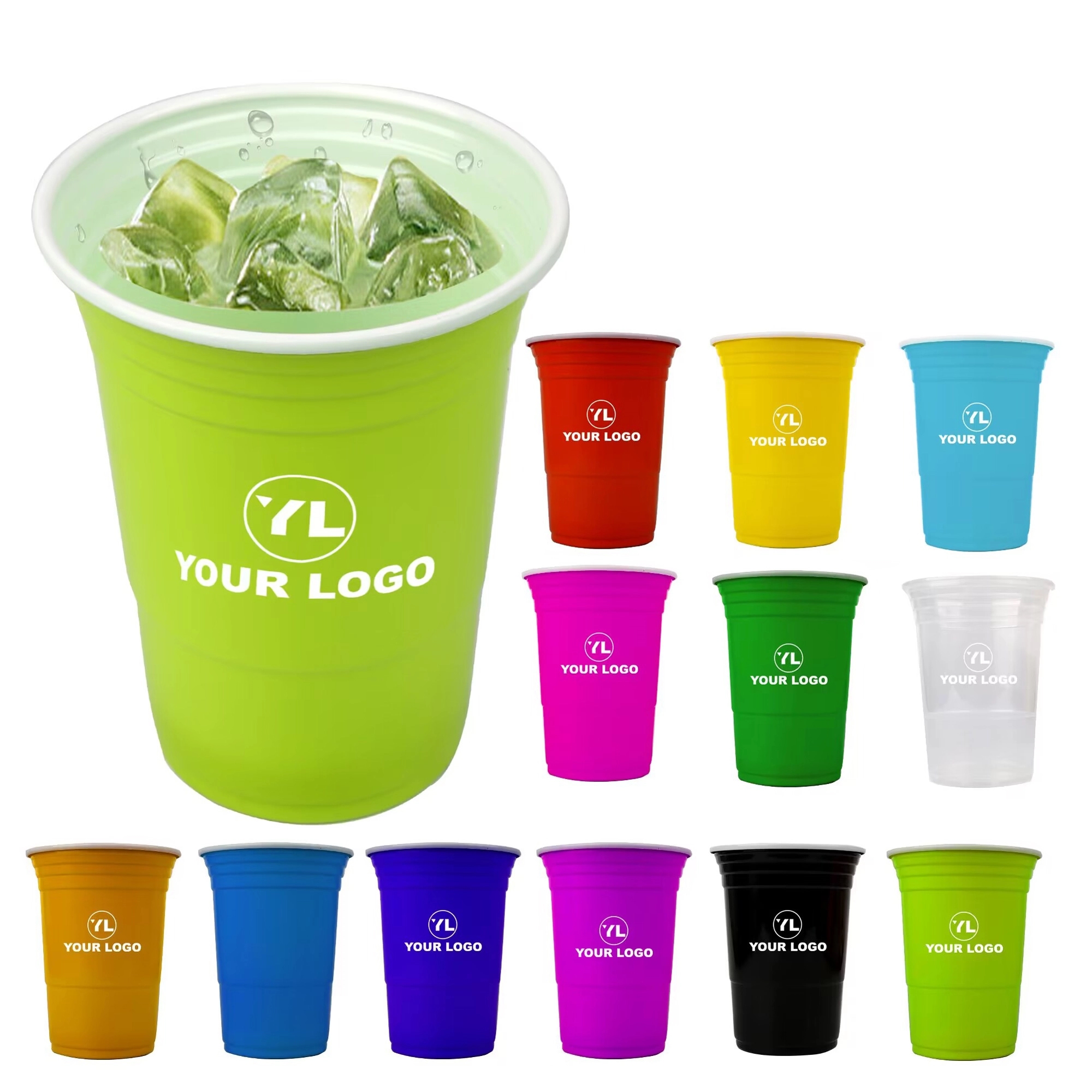 16oz Disposable Cups MOQ 200PCS