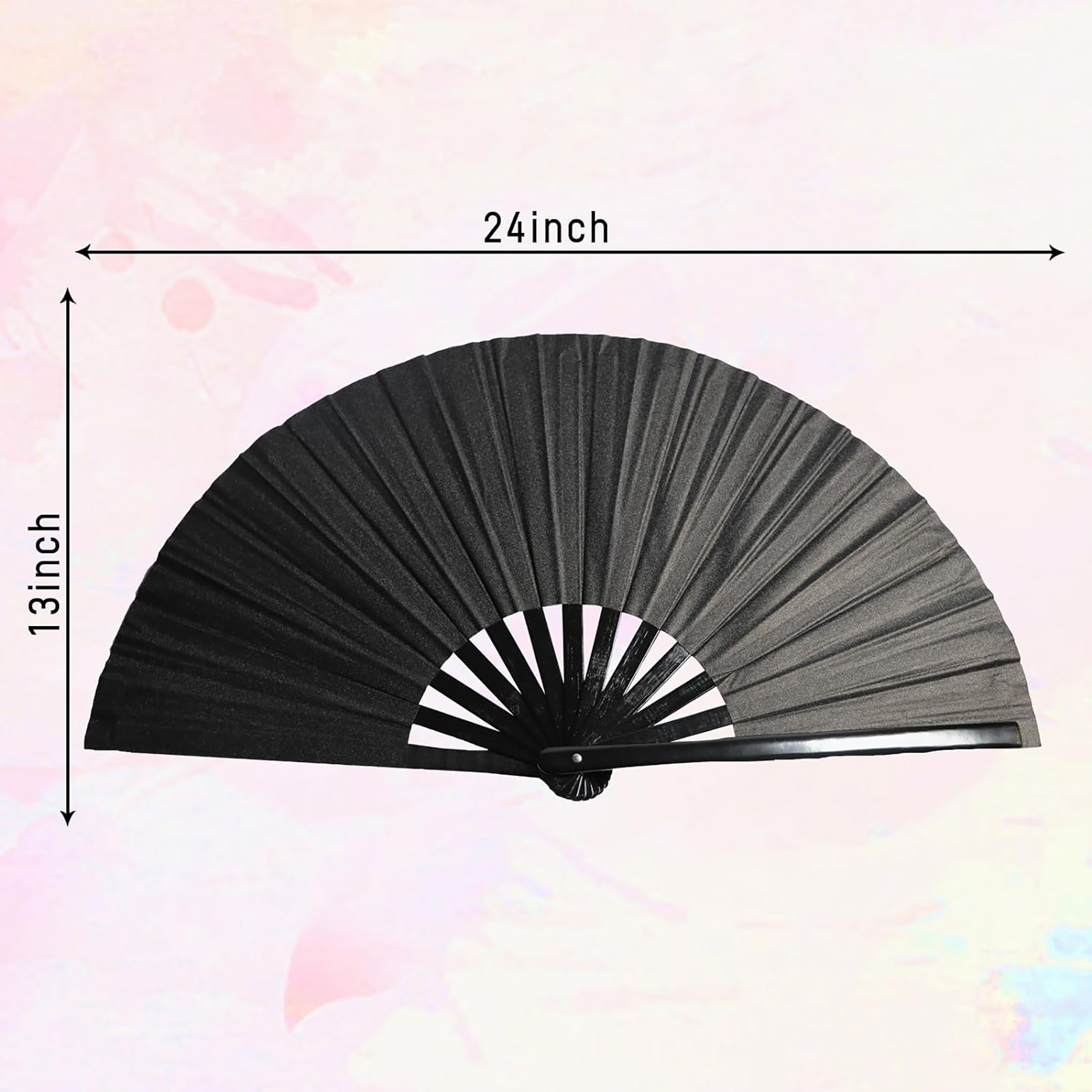 Large Folding Hand Rave Fan 9