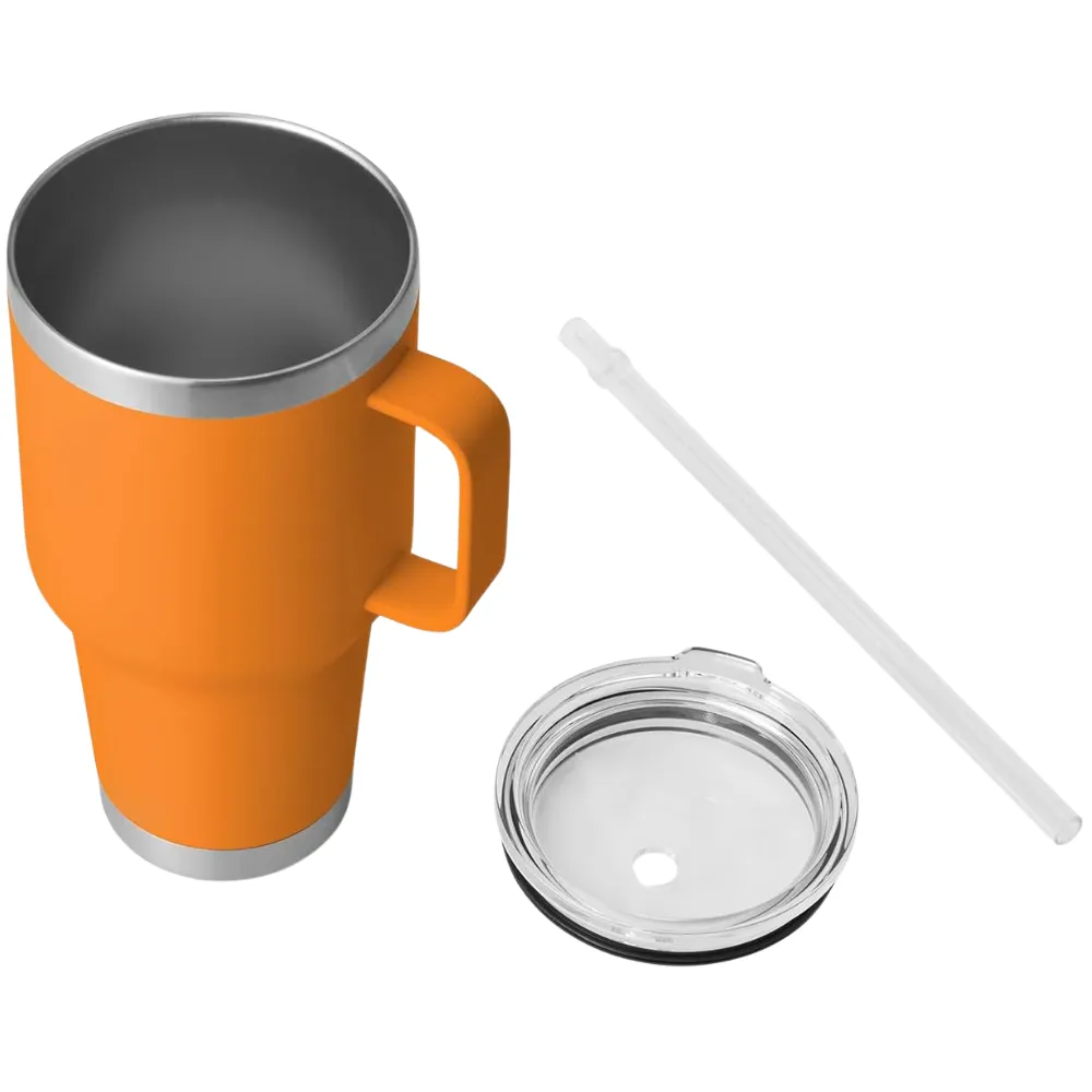 35oz. Insulated Tumbler with Handle and Straw 9