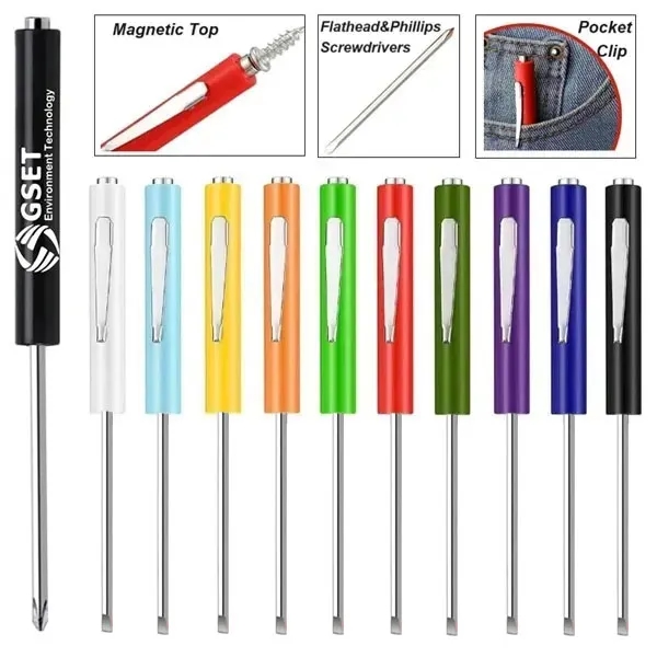 Reversible Pocket Screwdriver with Magnet 7