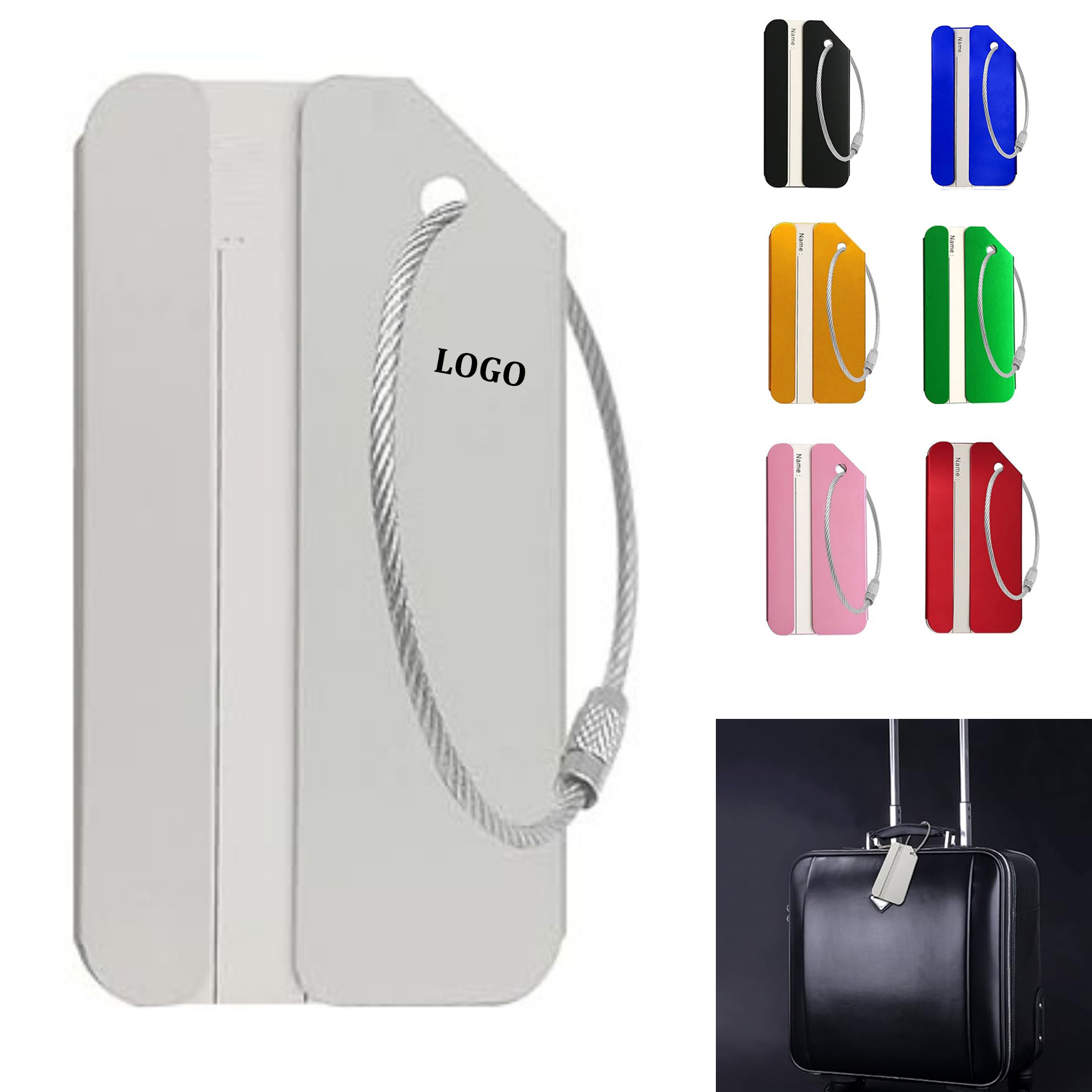 Aluminum Luggage Tag 8