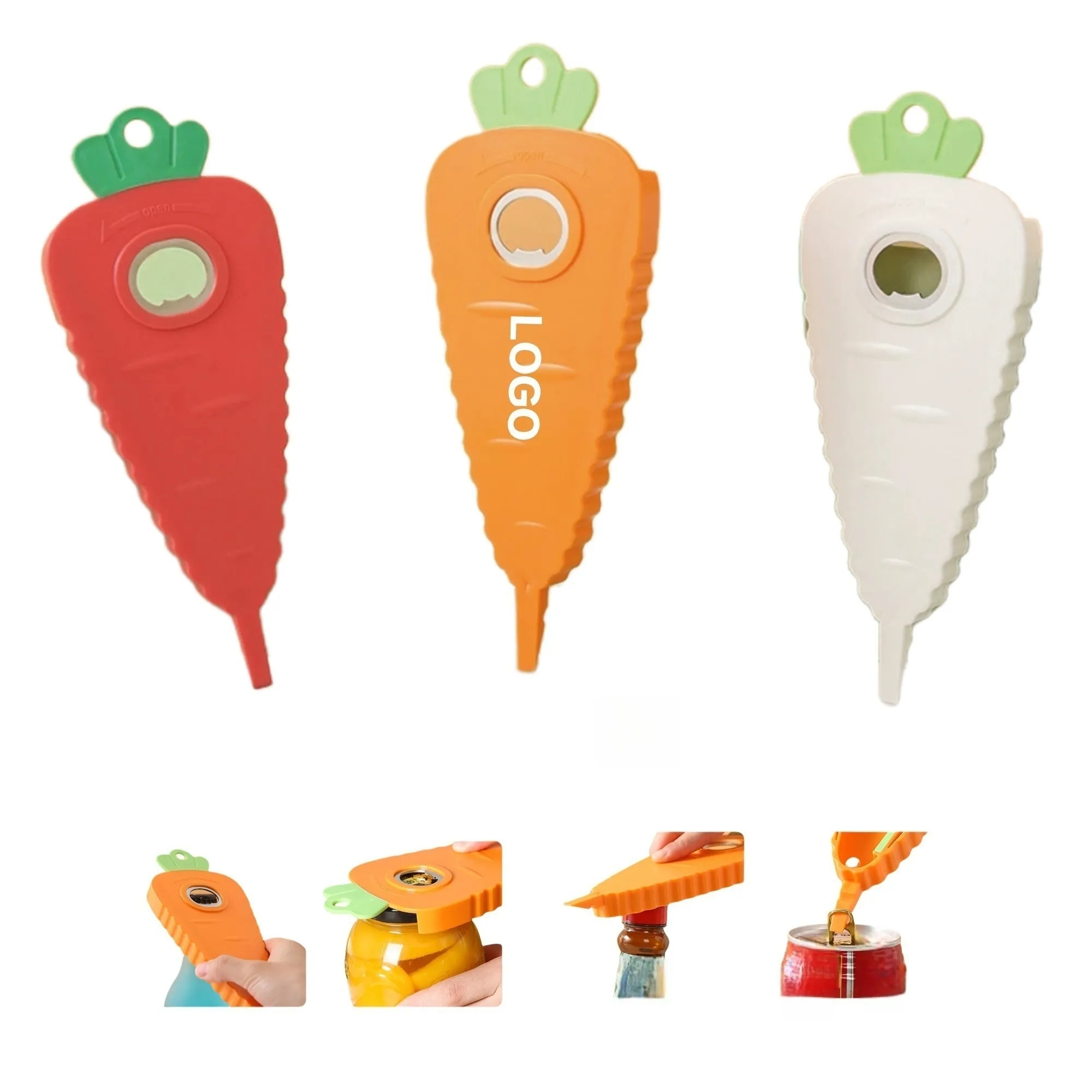 Multifunctional Carrot-shaped Bottle Opener 2