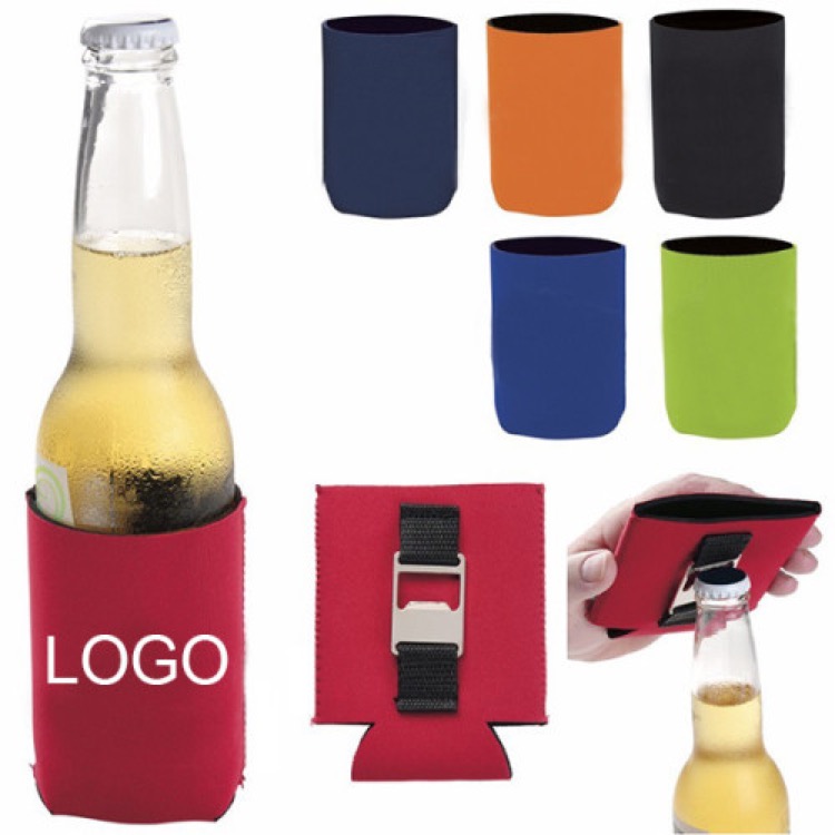 11oz Bottle Cooler W/ Bottle Opener 2