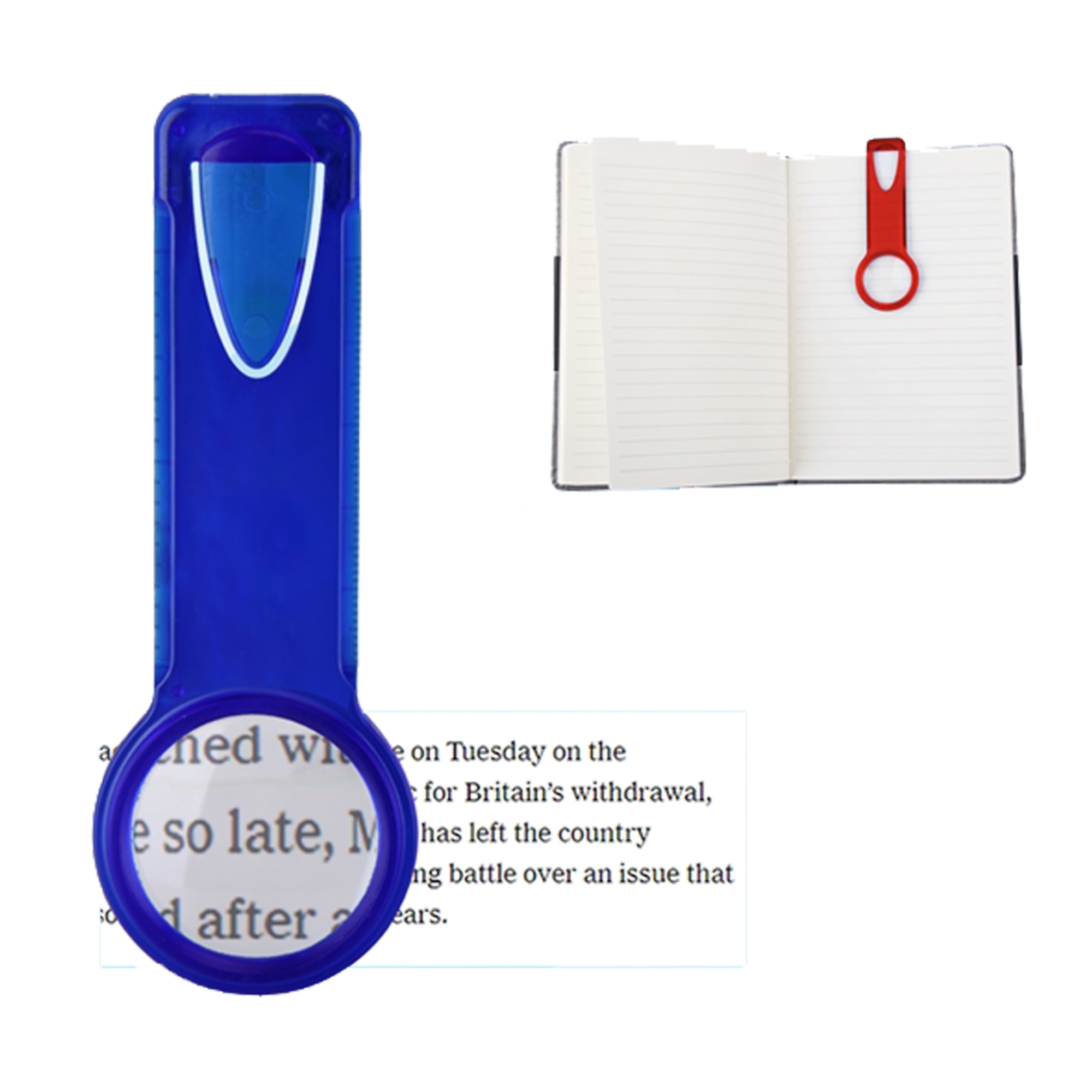 3" 1 Magnifier w/Bookmark & Ruler 4