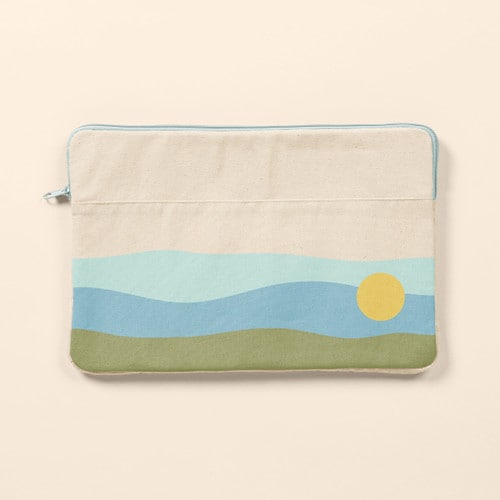 CONTINUED LAPTOP SLEEVES - NATURAL CANVAS - LARGE 15"