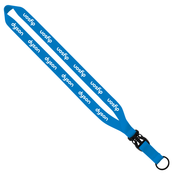 3/4" Polyester Lanyard with Slide Buckle Release & Split-Ring 31