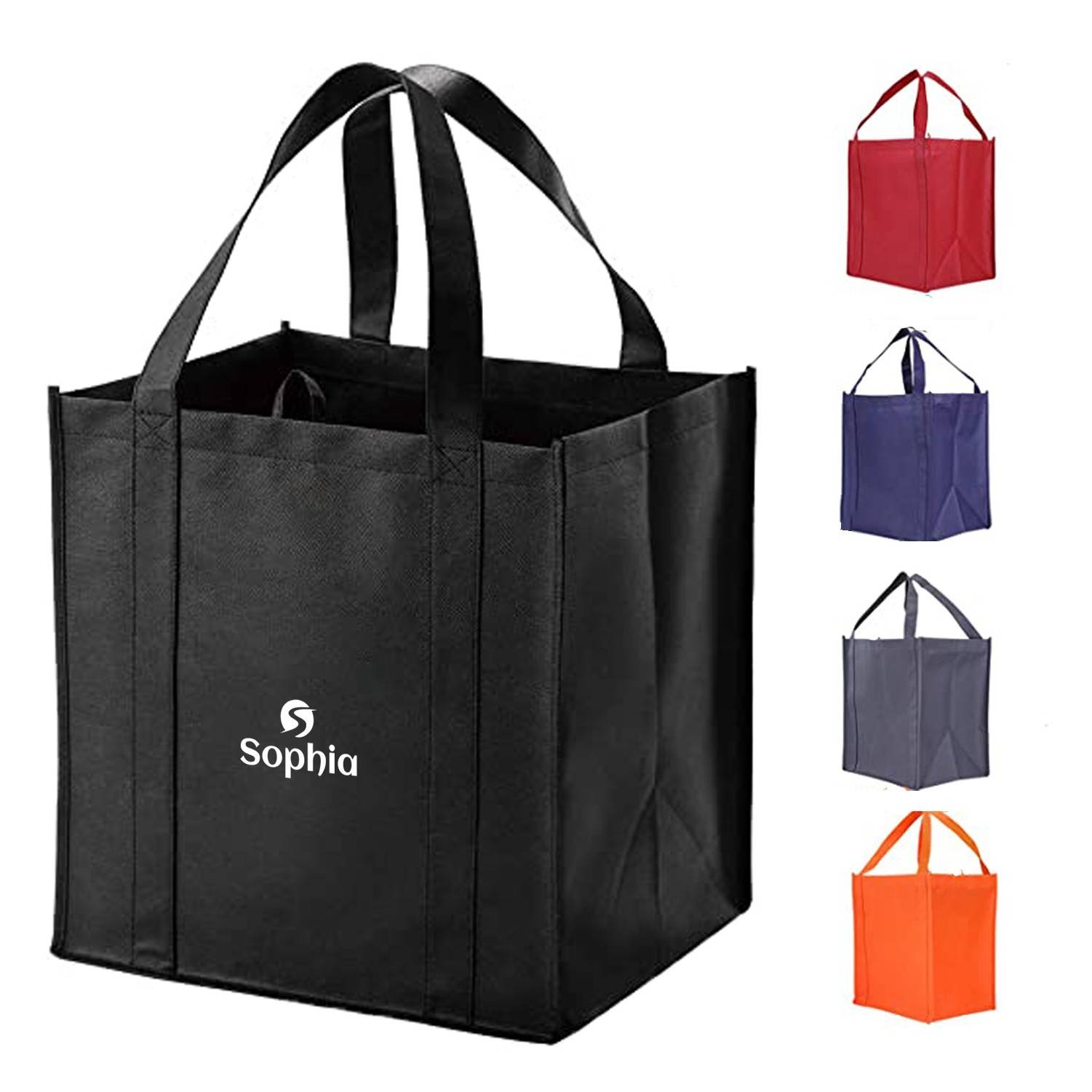 Reusable Reinforced Handle Grocery Bags 2