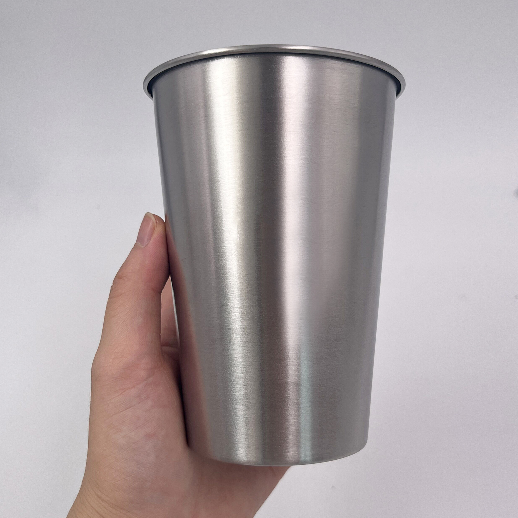 16 Ounce Stainless Steel Pint Cup 1