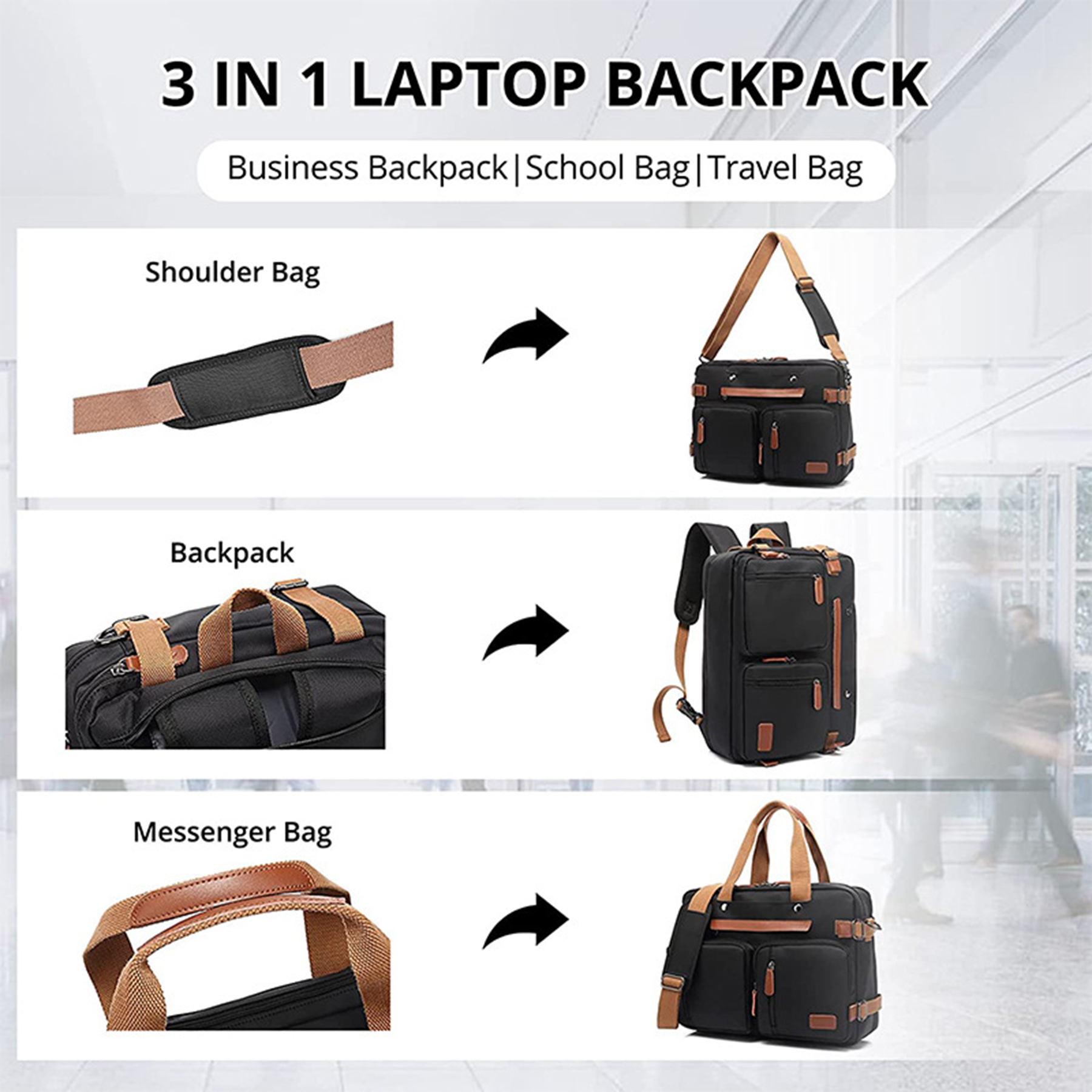 Bussiness Laptop Backpack 3