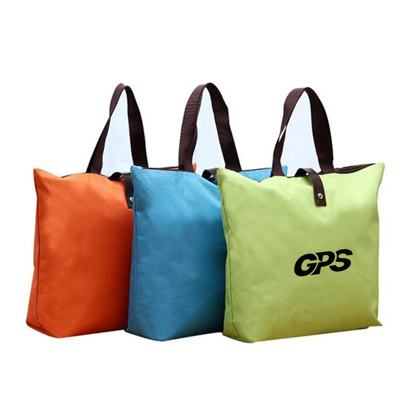 Foldable Waterproof Shopping Bag Tote Bag, custom tote bag with logo imprint 3