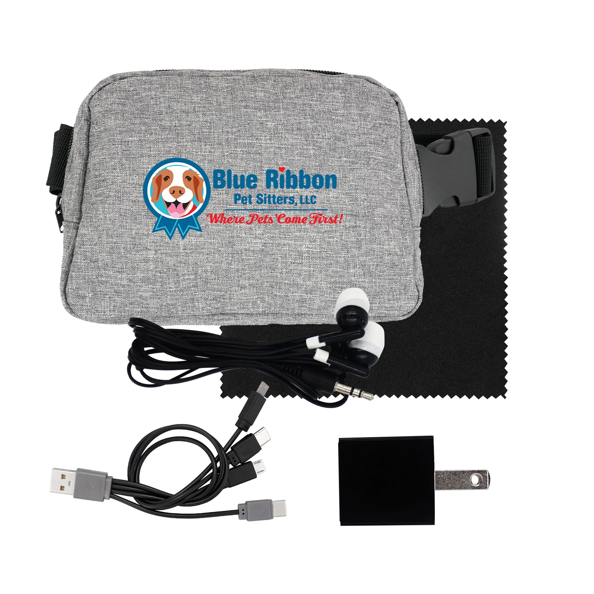RECYCLED FANNY PACK ULTIMATE TRAVEL SET 17