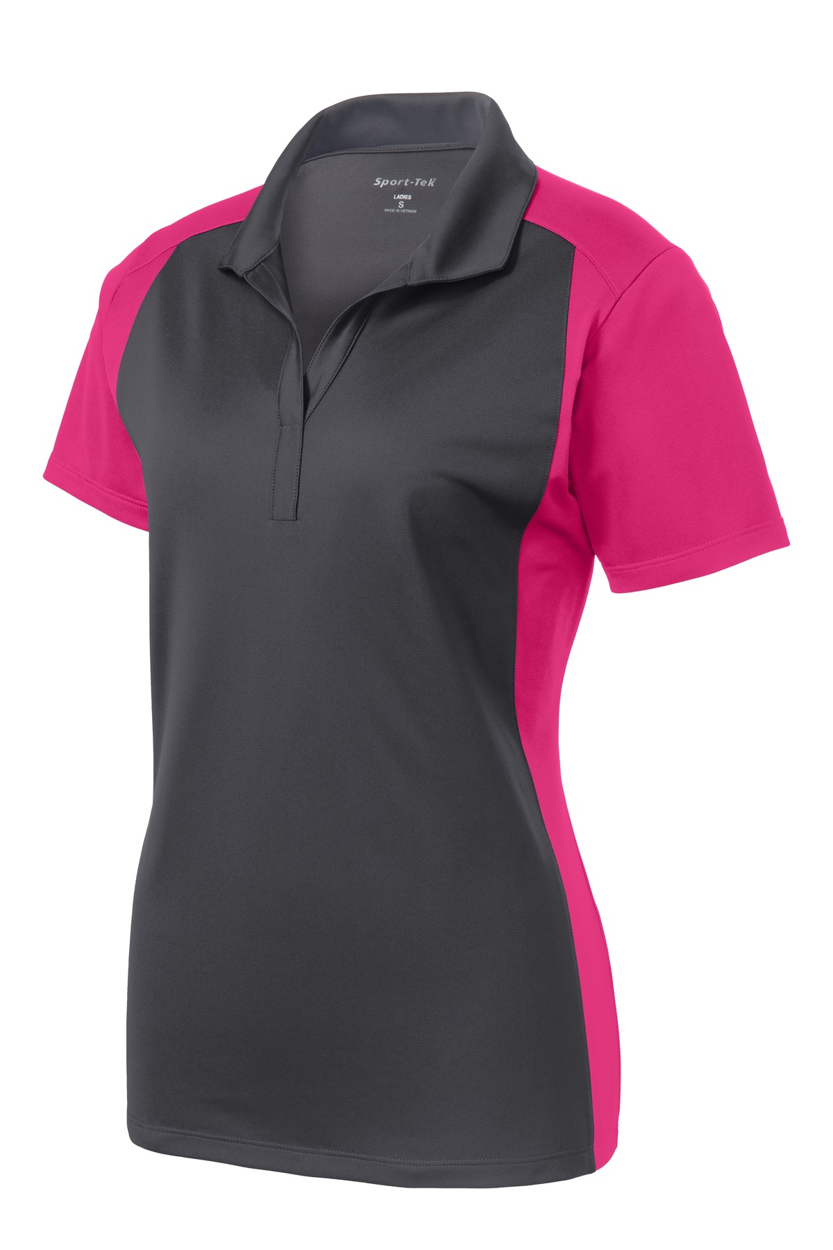 Sport-Tek Women's Colorblock Micropique Sport-Wick Polo. LST652 1