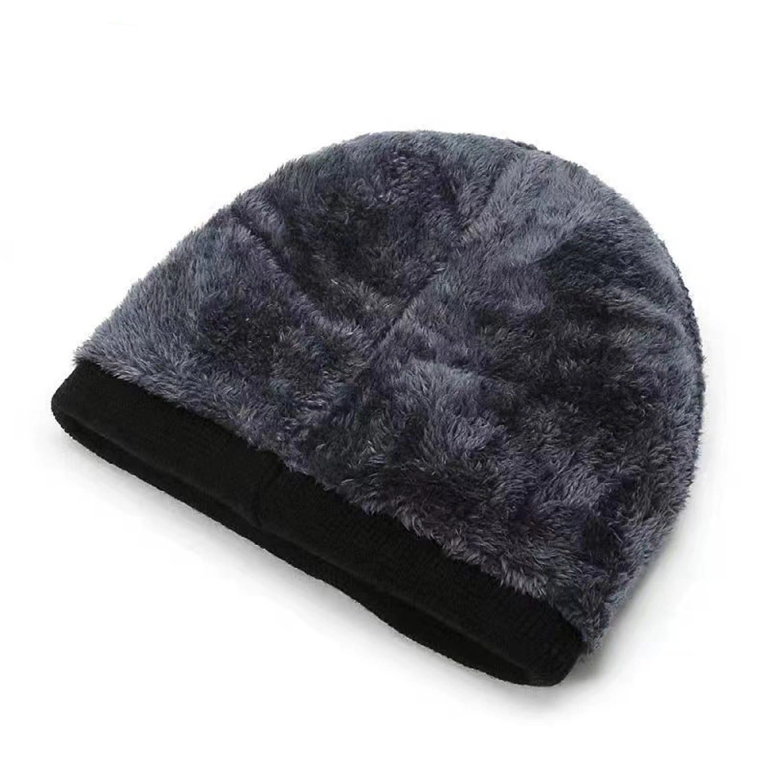 Soft Fleece Lined Winter Hat Cuffed Knit Beanie 3