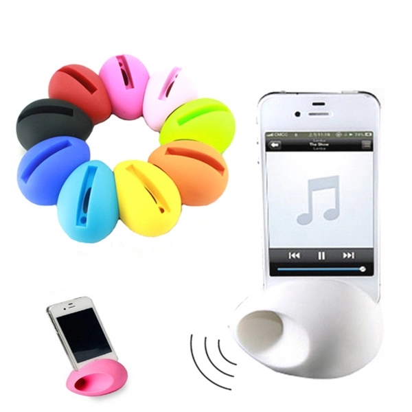 Egg-shaped Phone Speaker Amplifier 1