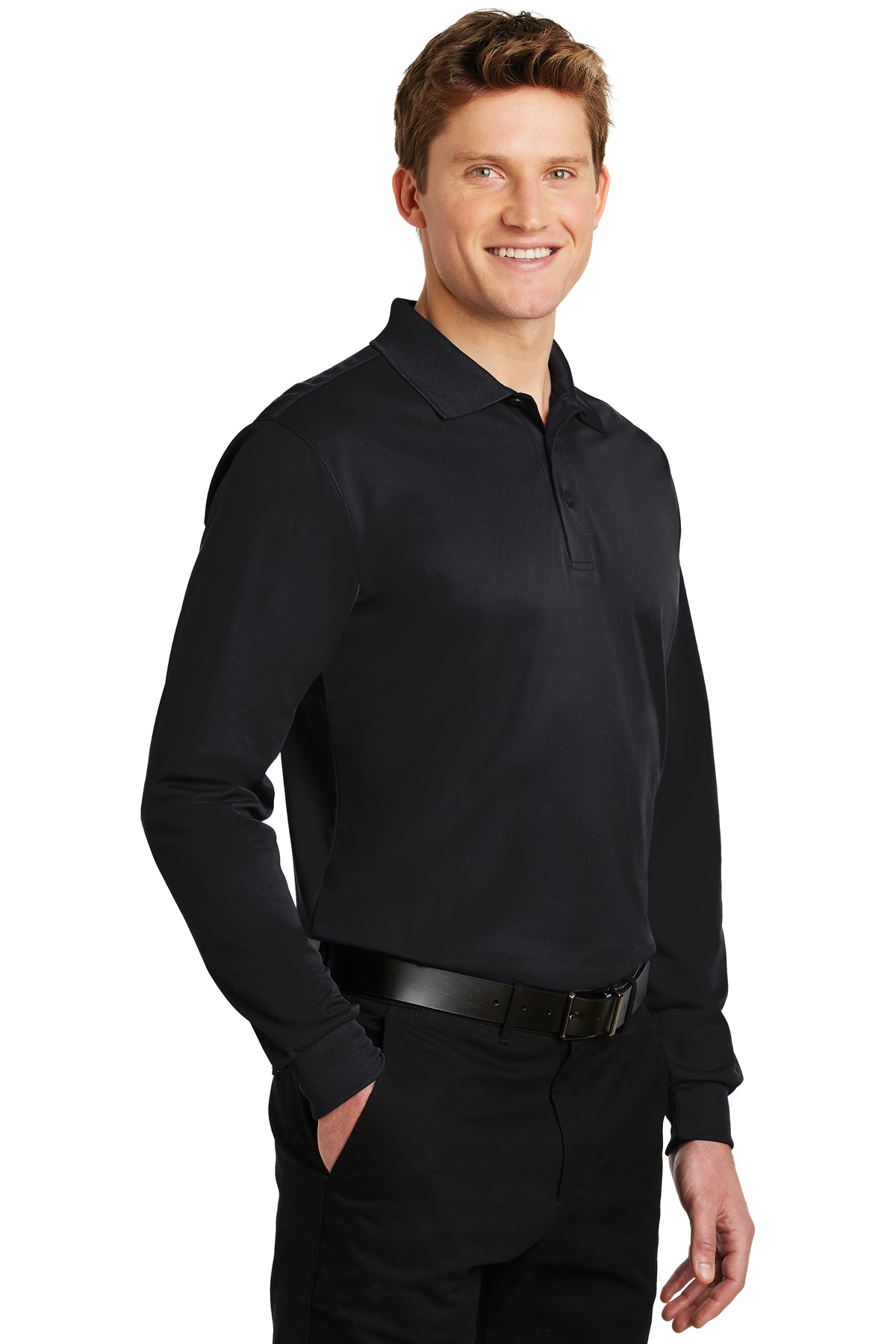 Long Sleeve Micropique Sport-Wick Polo