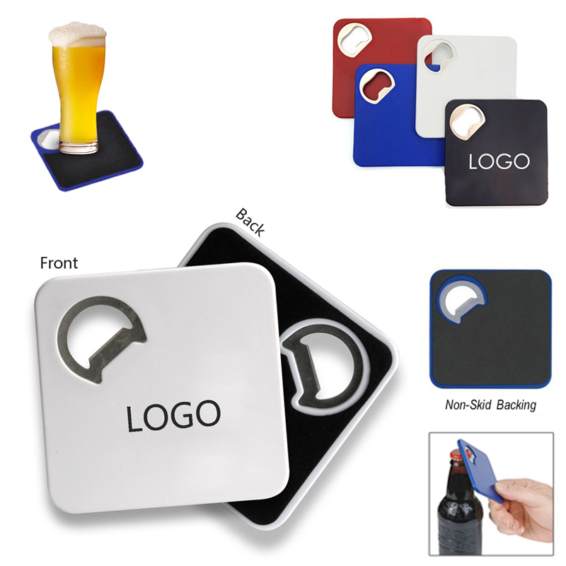 ValuePlus Square Coaster With Bottle Opener 4
