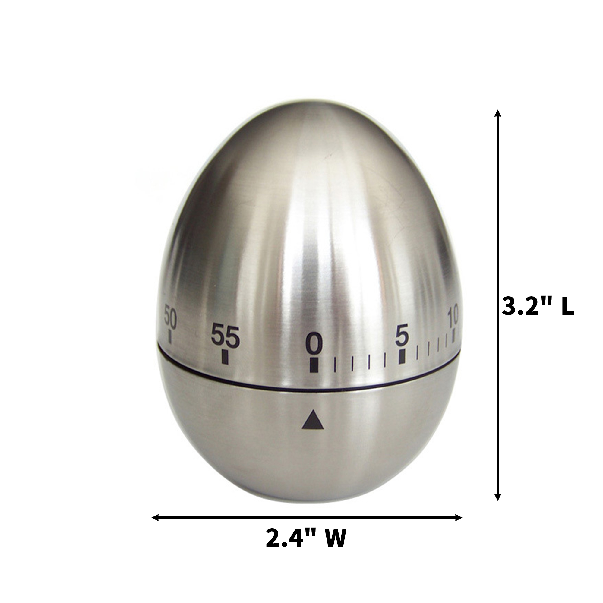 Mechanical Kitchen Apple Timer 3.2" Length X 2.4" Width 3