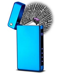 Electric Arc Lighter With Love Message Shadow And USB Charging 37