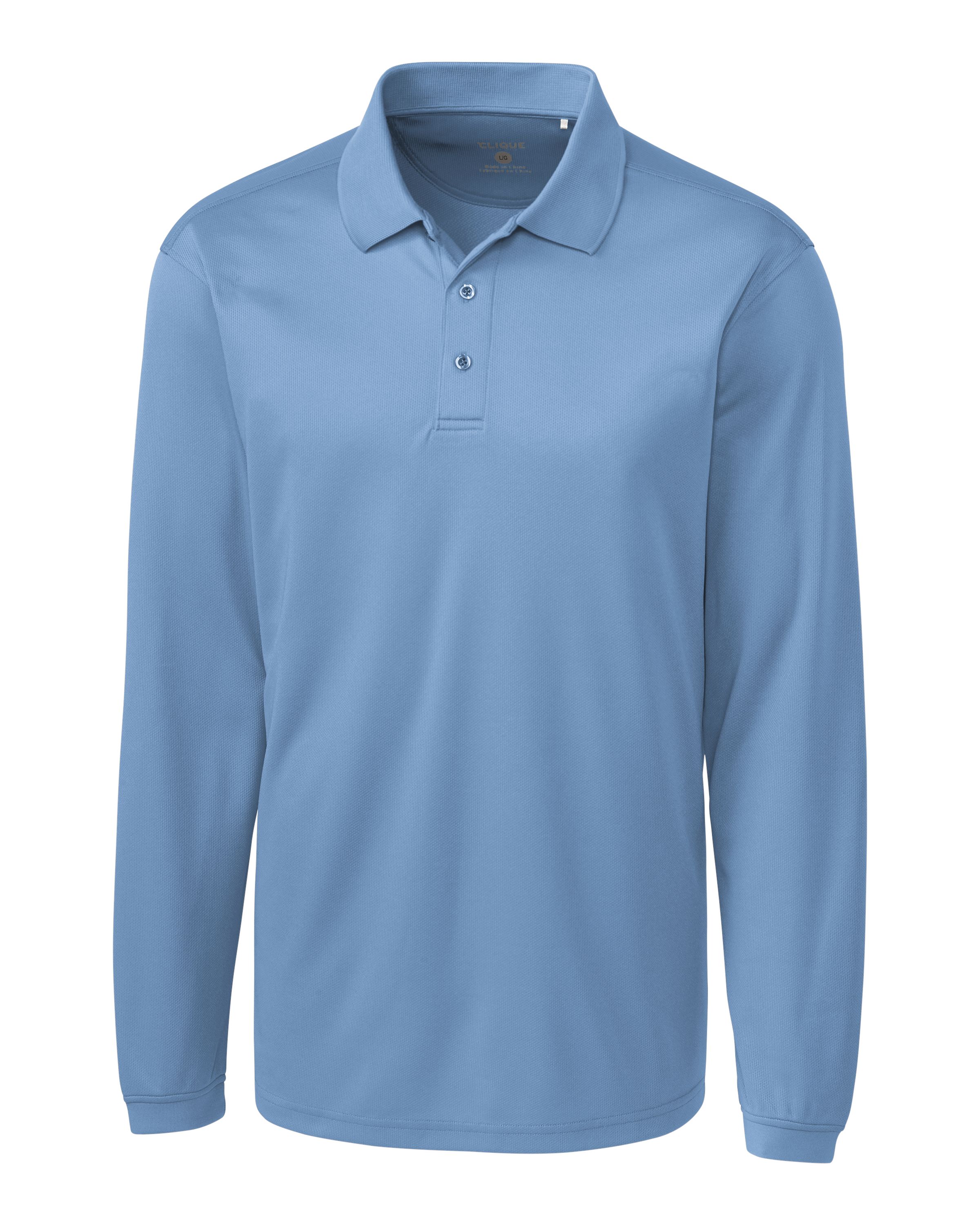 Clique Ice Pique Tech Mens Long Sleeve Polo 11