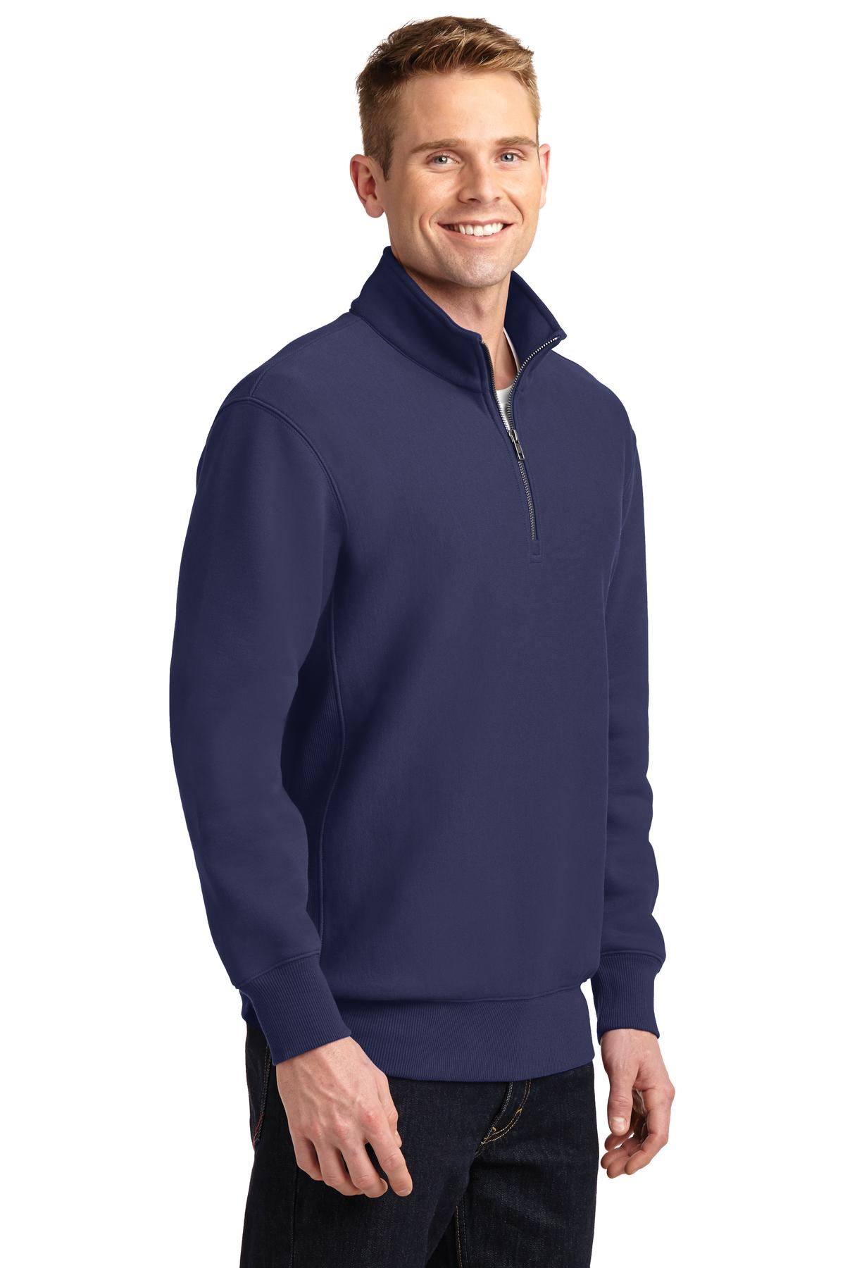 Sport-Tek® Super Heavyweight 1/4-Zip Pullover Sweatshirt, custom hoodie or sweatshirt with logo imprint 3