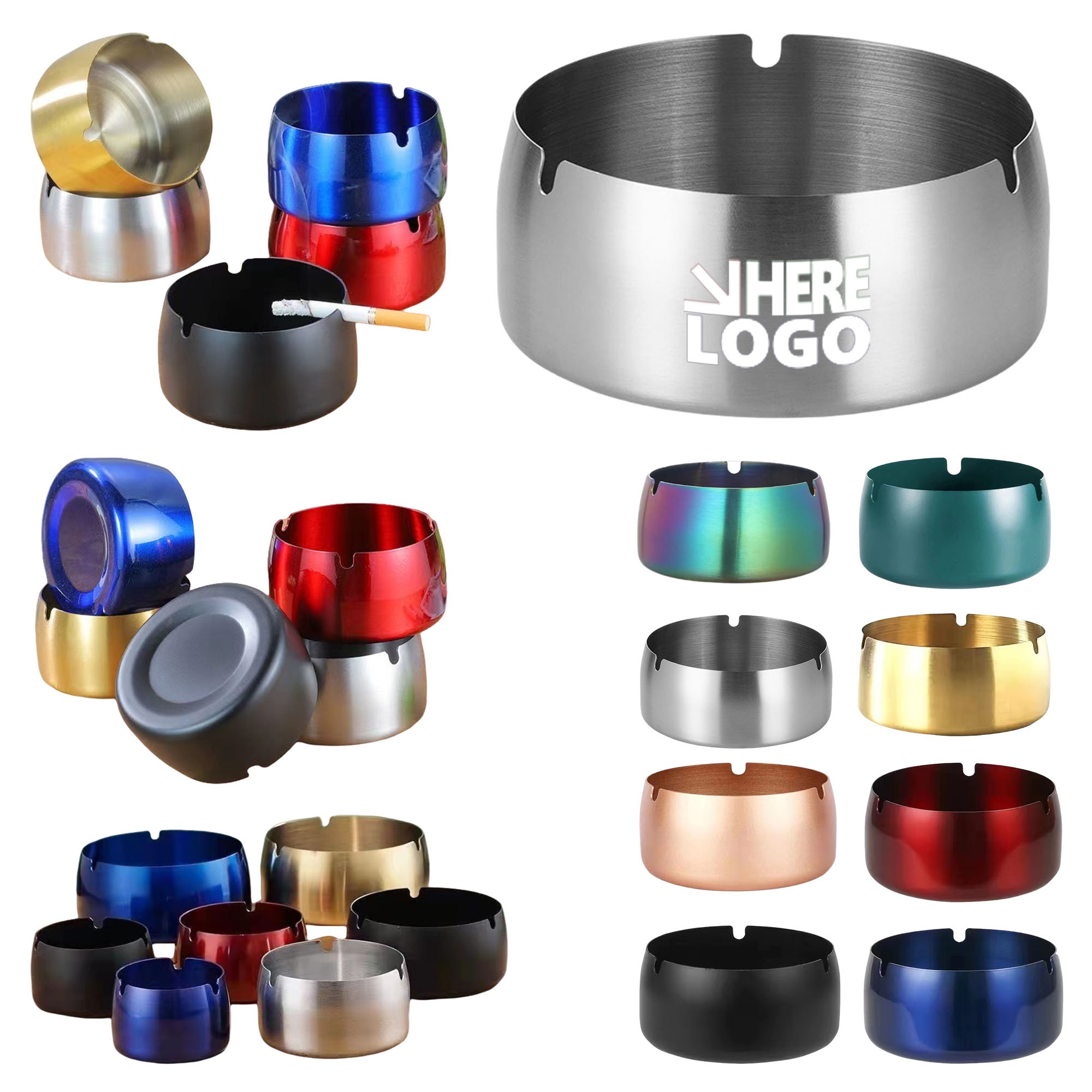 Stainless Steel Ashtray 2