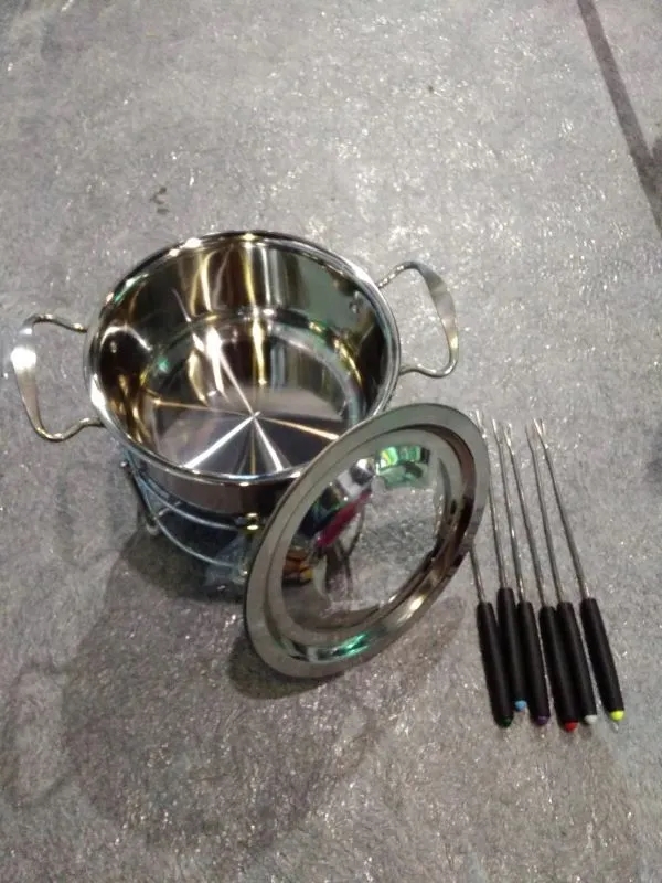 Stainless Steel Fondue Pot 3
