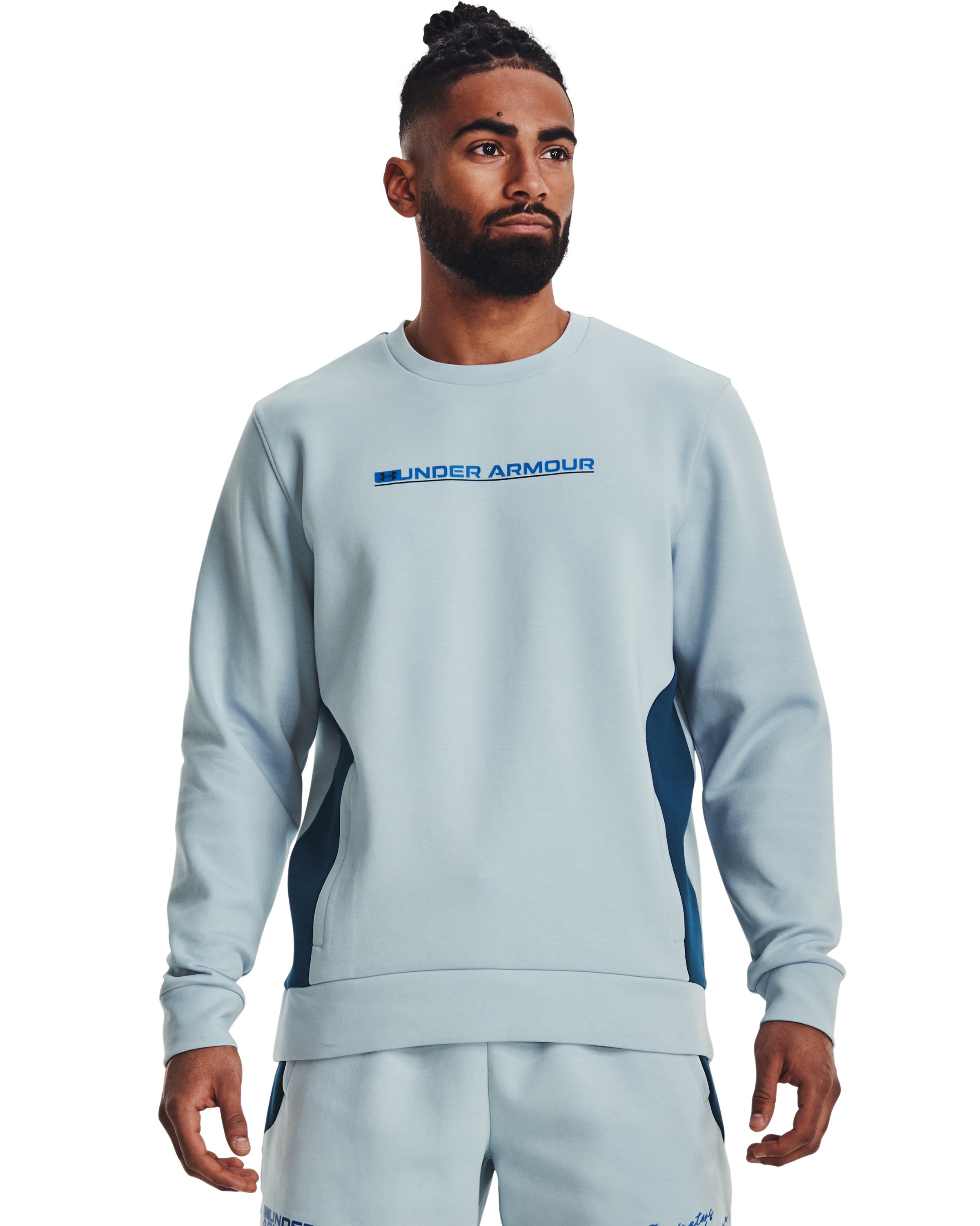 UA Summit Knit Men's Crew, custom hoodie or sweatshirt with logo imprint 4