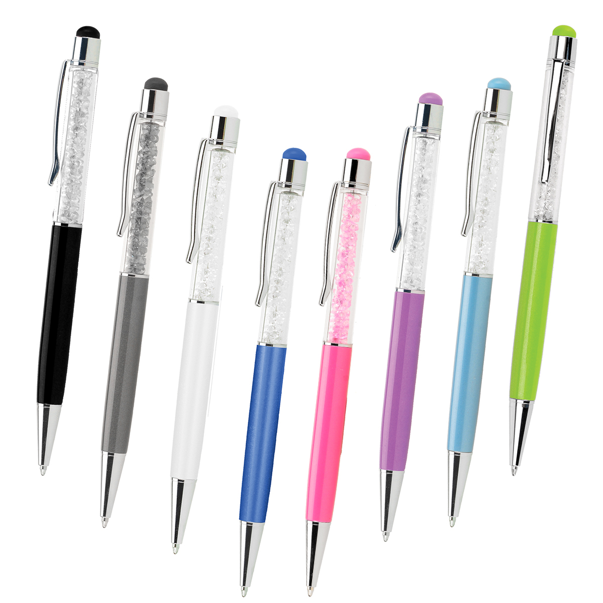 Capella Pastel Crystal Stylus Ballpoint Pen 1