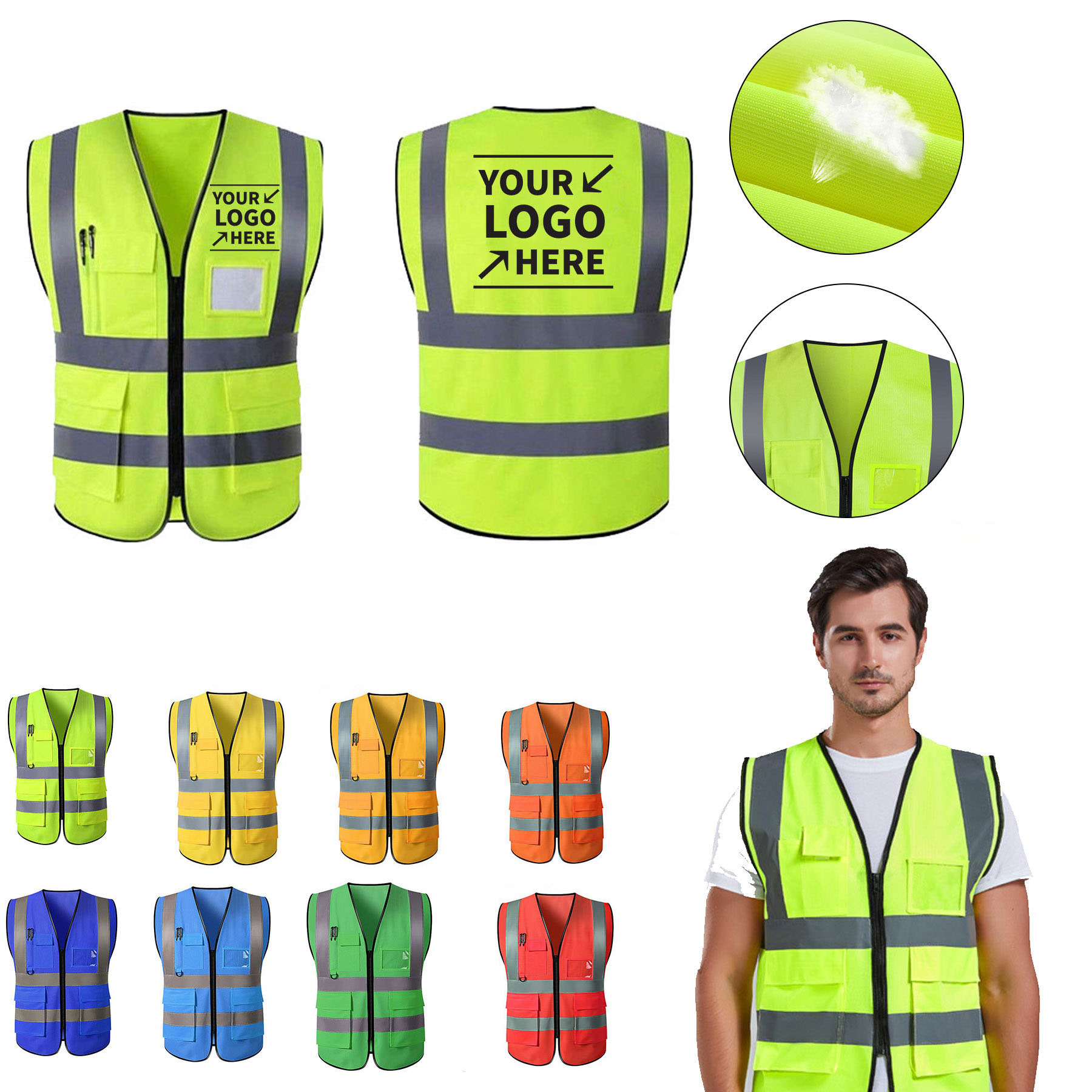 Safety Reflective Work Vest 2