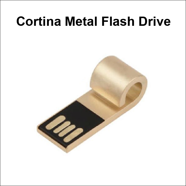 Cortina Mini Metal  Flash Drive / USB - 2GB