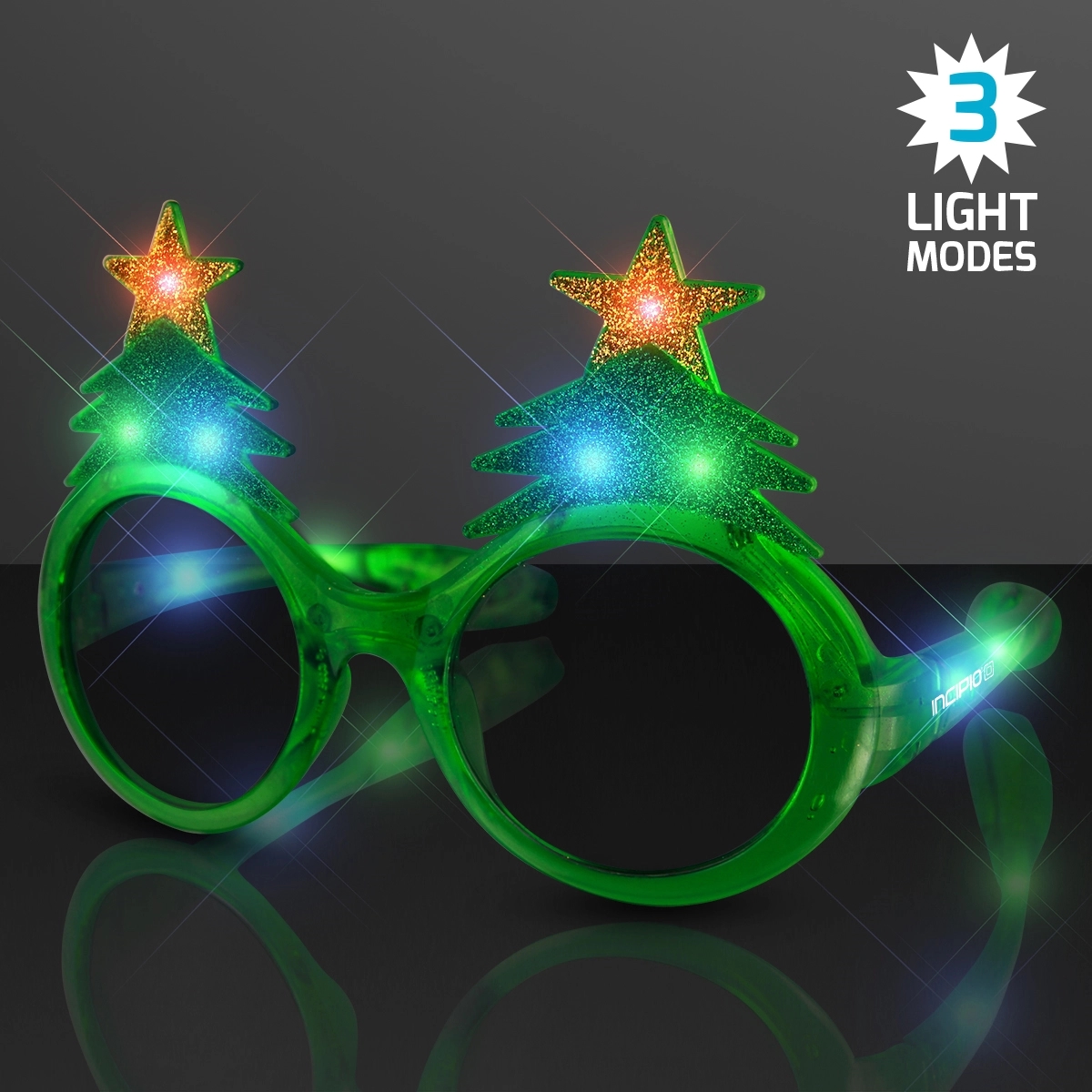 Light Up Christmas Tree Sunglasses 2