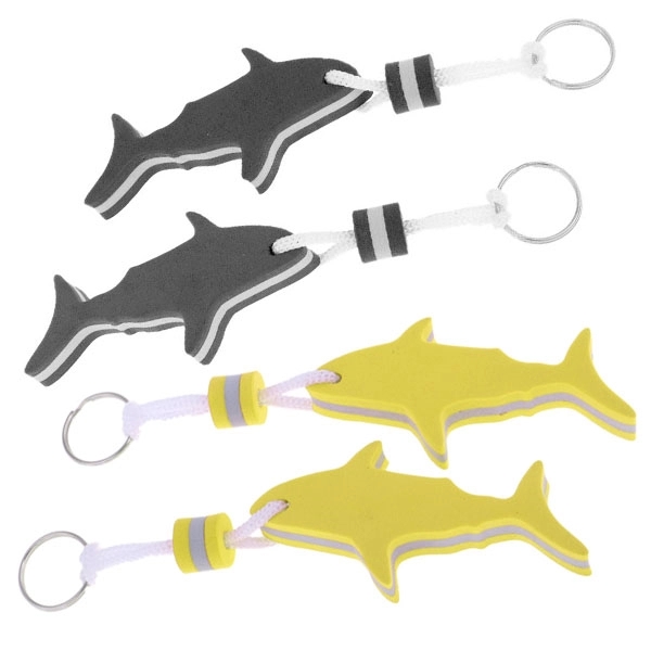 Shark Shaped EVA Floating Keychain 4