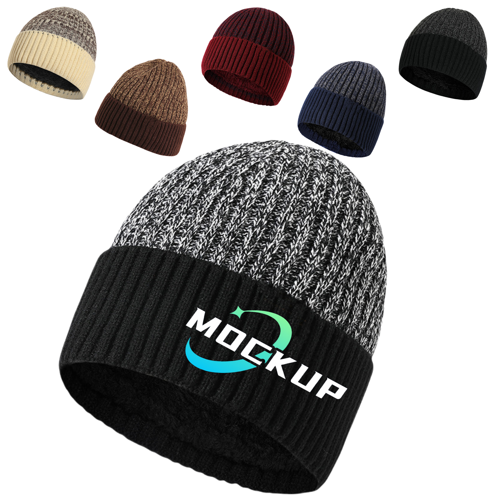 Thick Knit Winter Beanie Hat 3
