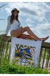 Diamond Beach Towel Mid-Weight 17 lb/doz 10