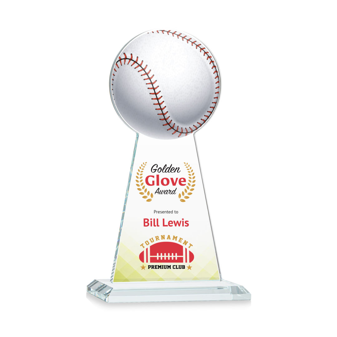 Edenwood Baseball VividPrint™ Award - Clear 3