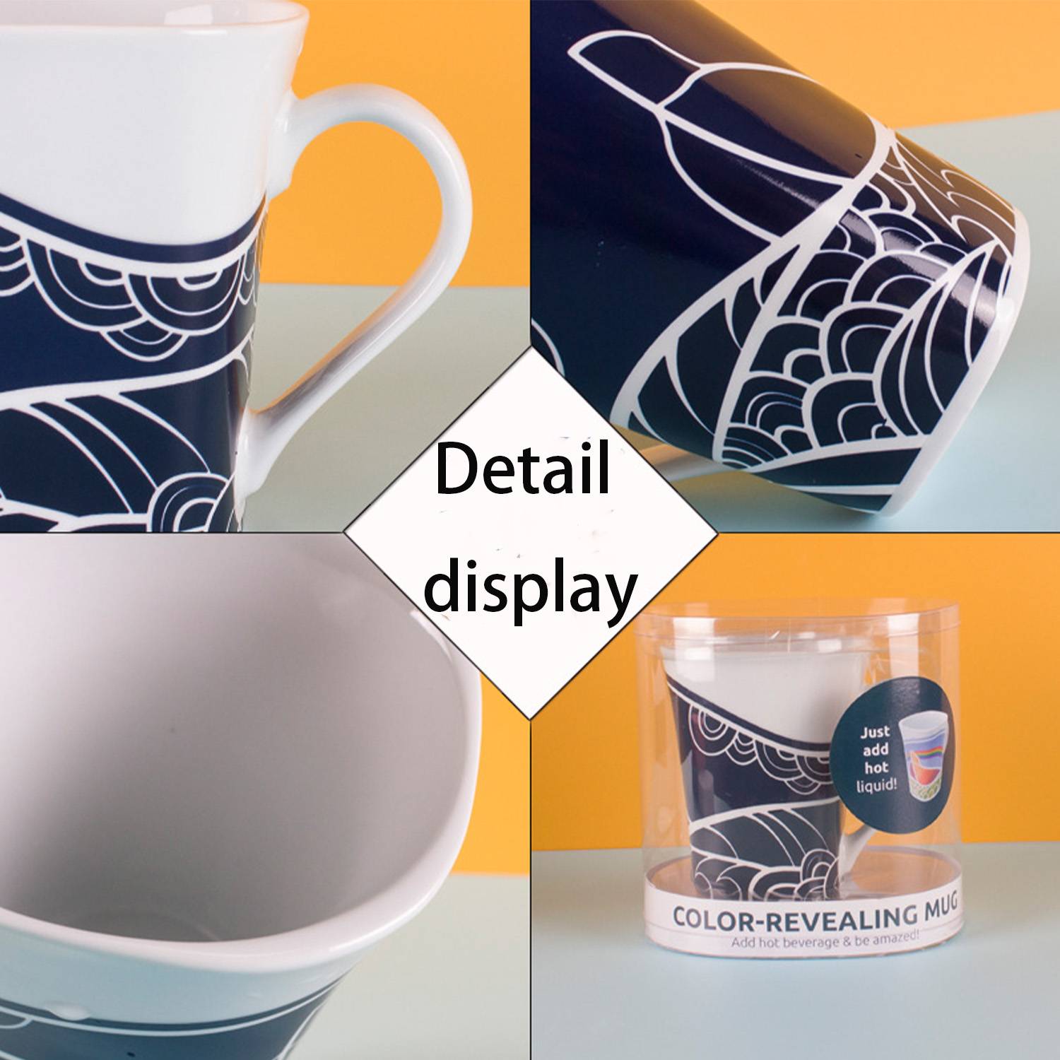11oz Creative Color Changing Ceramic Mug for Office 3