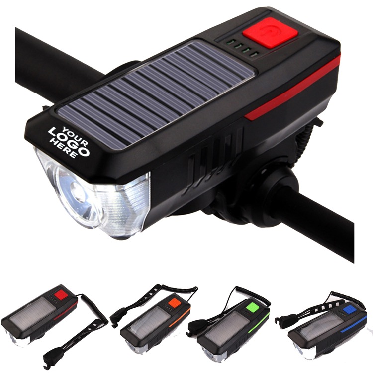 Solar rechargeable bicycle light 3