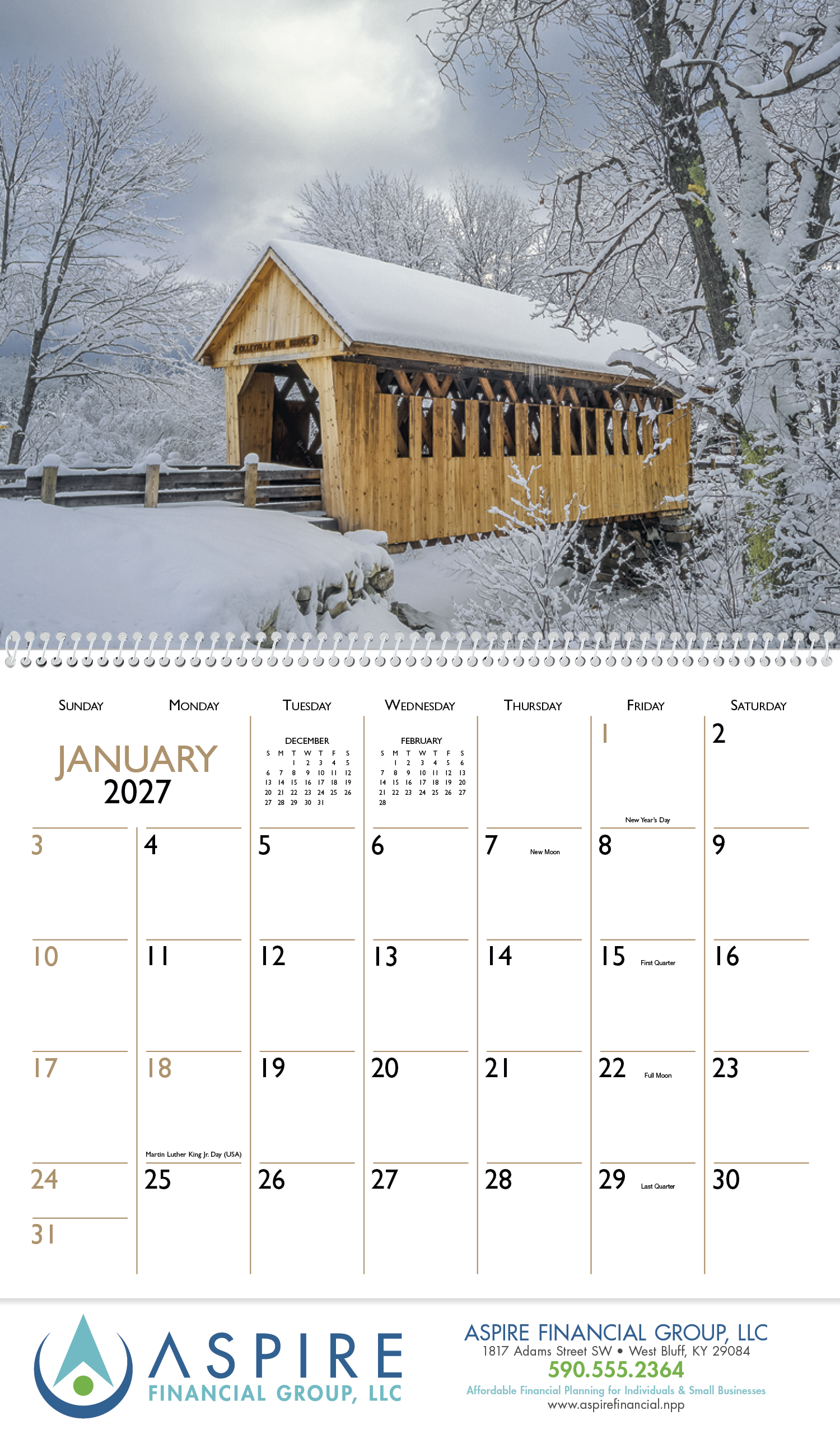 Triumph® Calendars Bridges Calendar 37