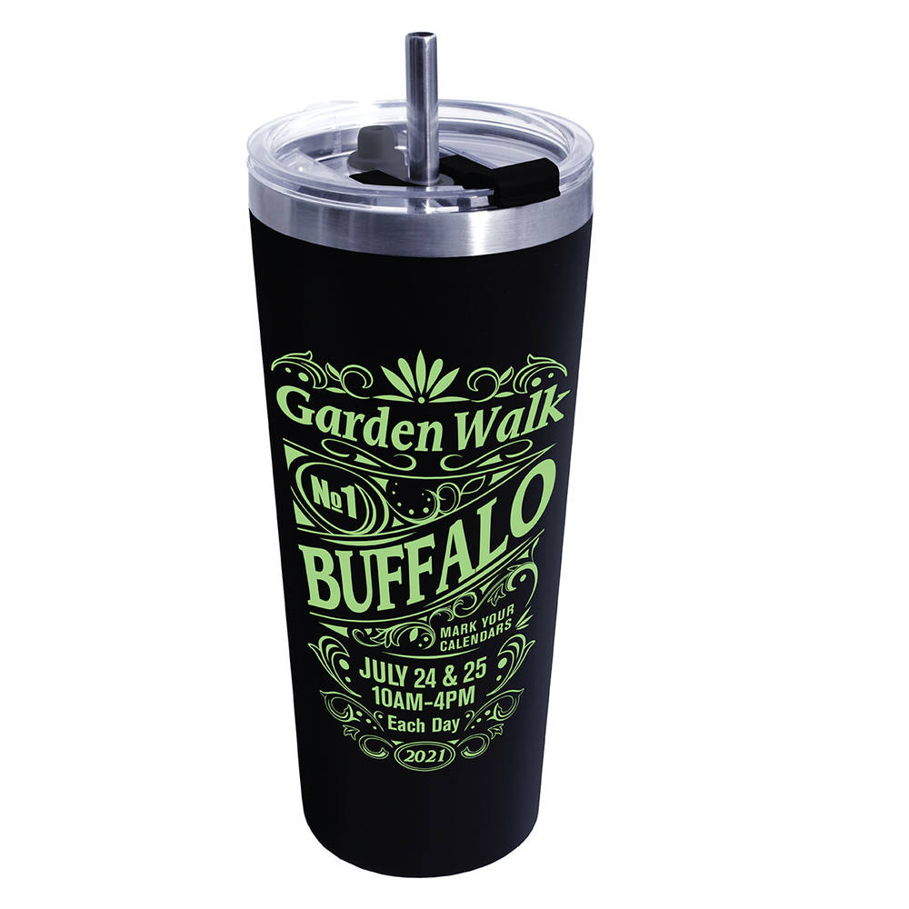 22 oz. Memphis Tumbler With Flip Lid & Straw - Gift Set 2