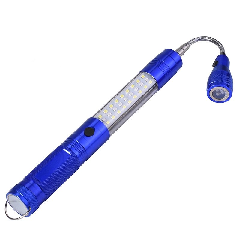 Telescopic Magnetic COB LED Flashlight w/Sidelight 6