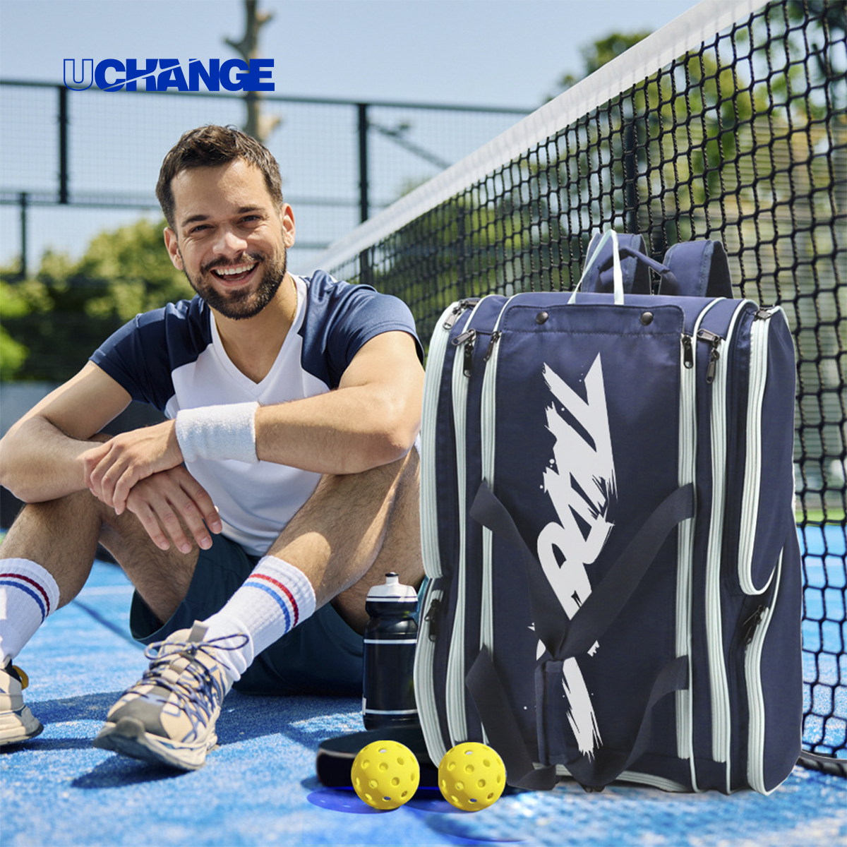 Pickleball & Tennis Duffel Backpack with Racket Holders 3
