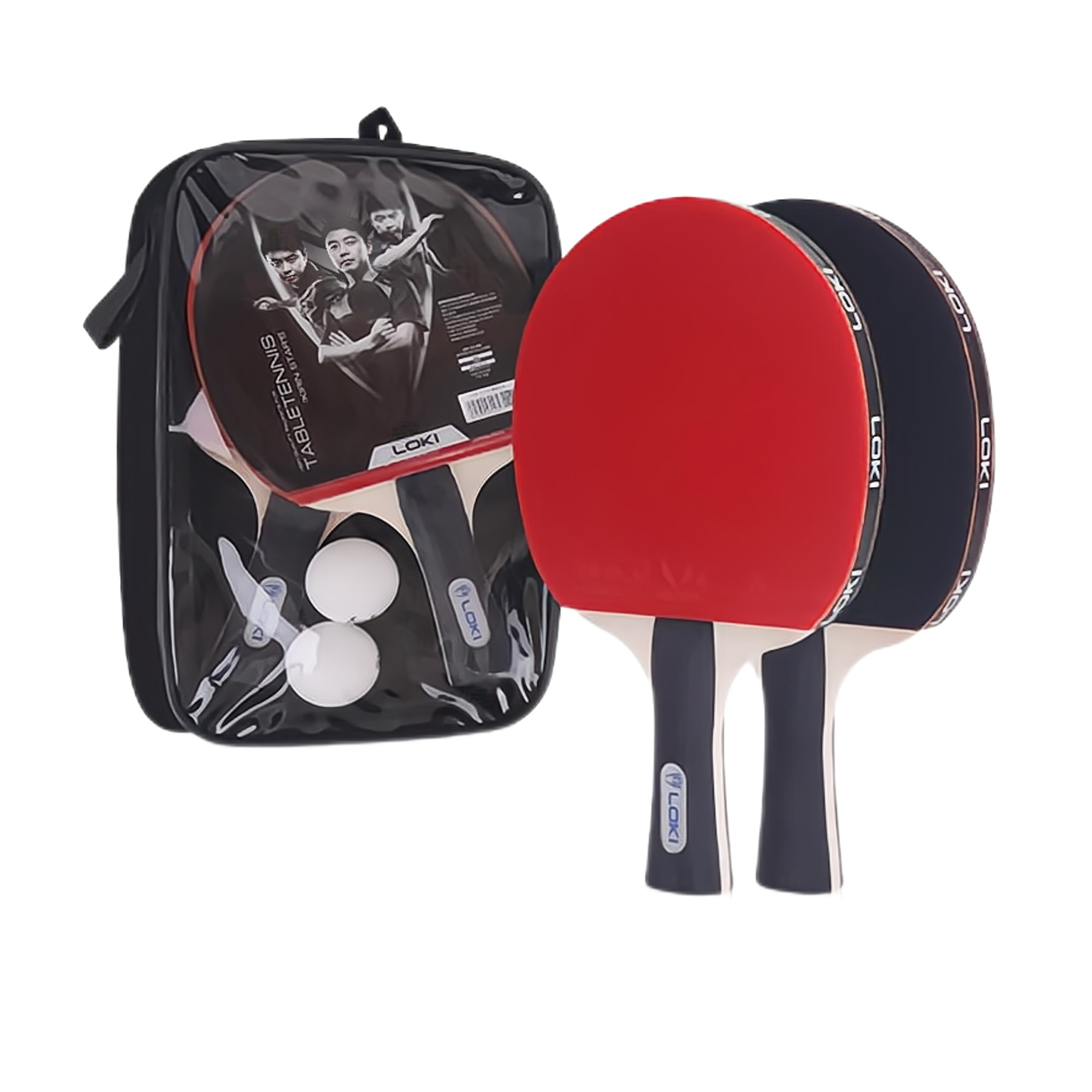 Portable Ping Pong Paddles Set (direct import) 2