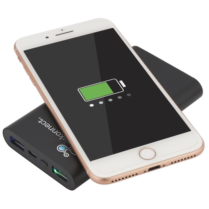 UL Cert Tri-Way Wireless & Power Bank 10,000mAh 3