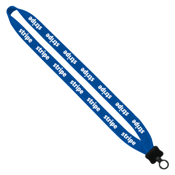 3/4" Cotton Lanyard with Plastic Clamshell & O-Ring 48
