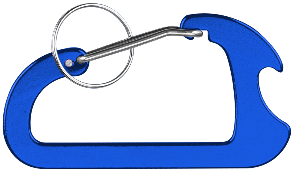 Carabiner with Bottle Opener and Key Ring 4