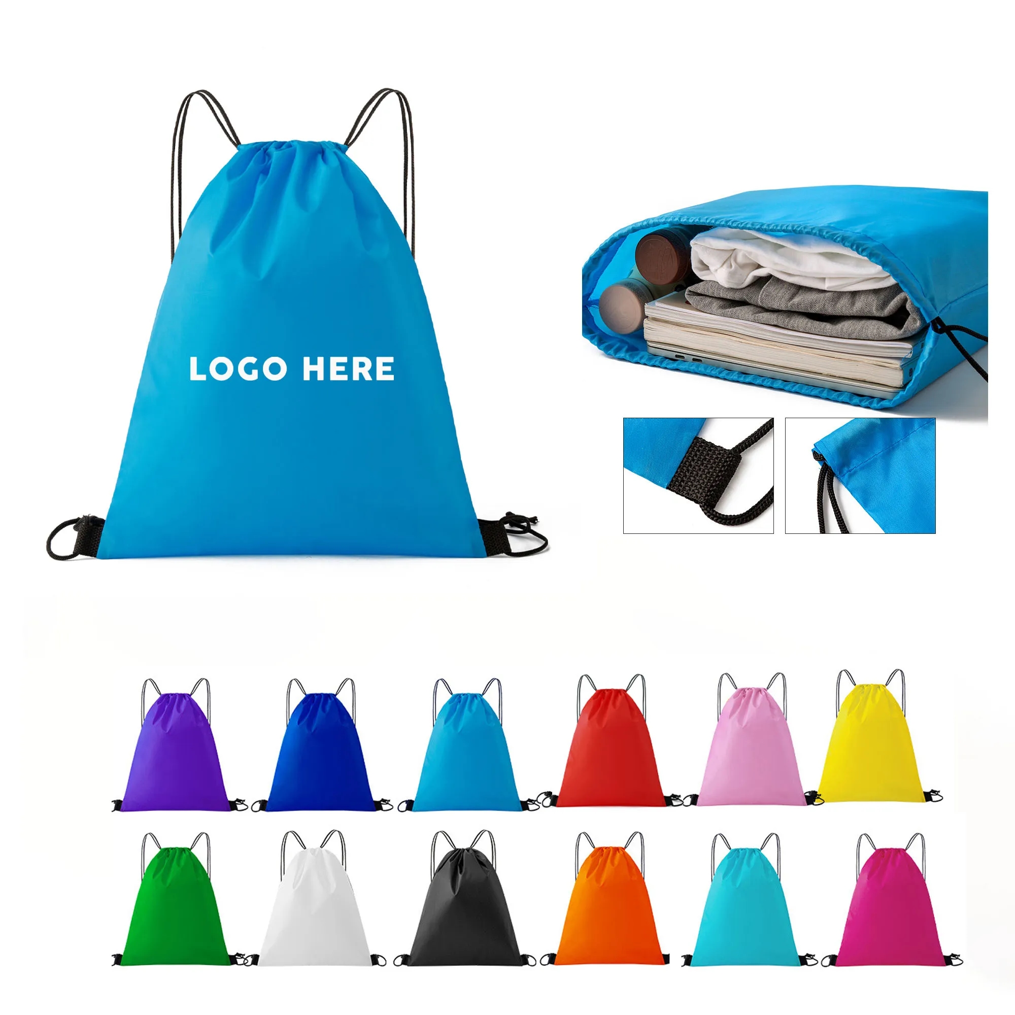 Sports Versatile Drawstring Bag 10