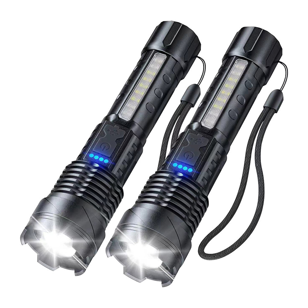 Multifunctional USB Rechargeable Flashlight 2
