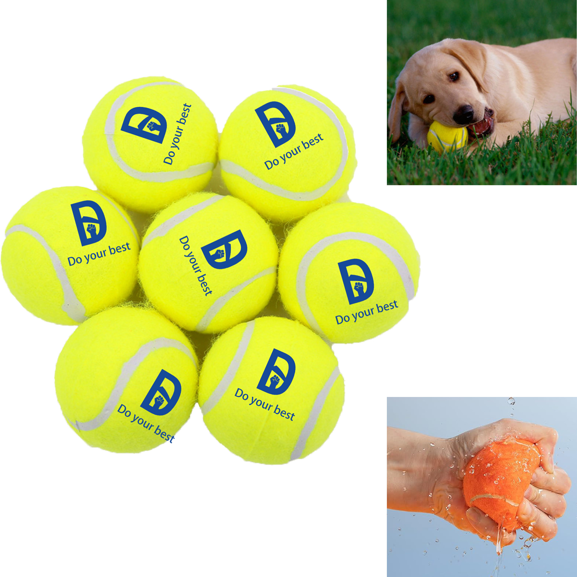 Pet Elastic Tennis Ball 3