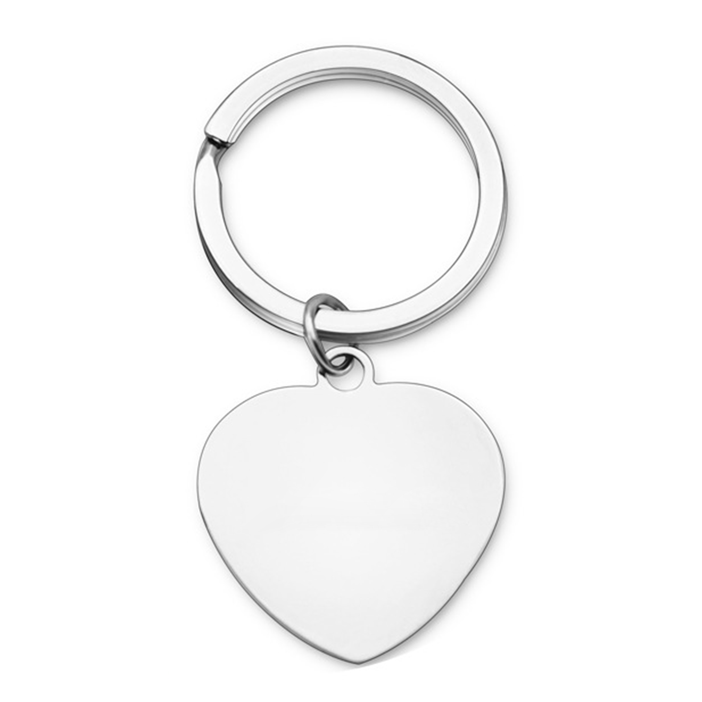 Stainless Steel Double-Sided Keychain 17