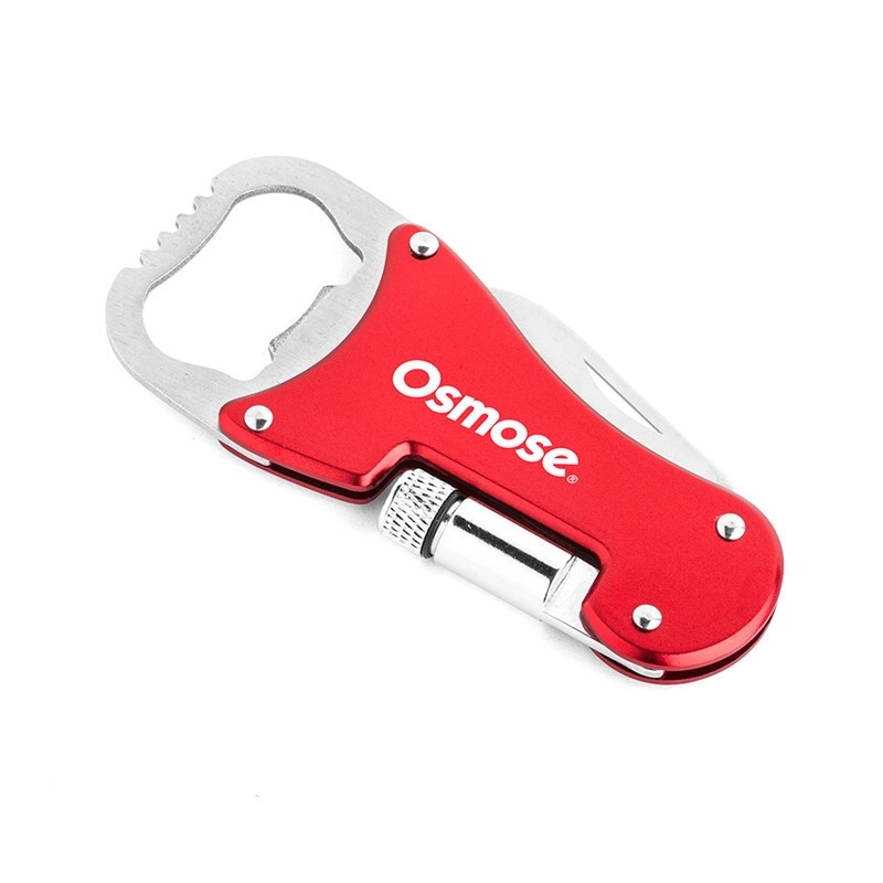 Multifunctional bottle opener with light and knife 6